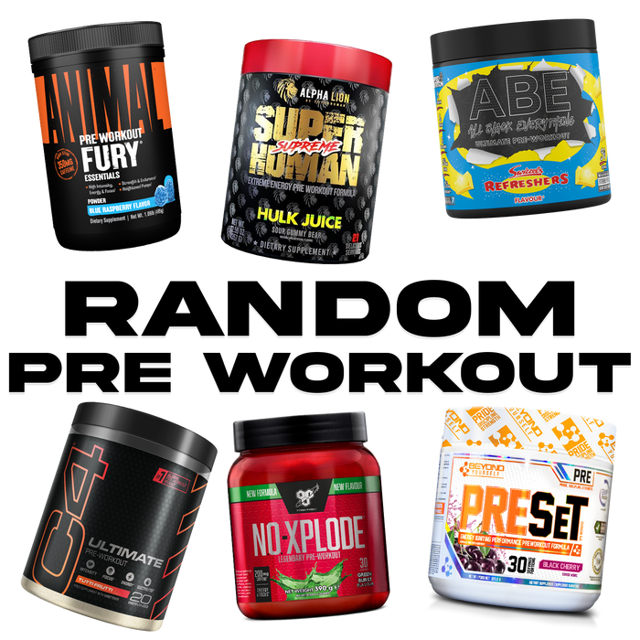 Random Tub of Pre Workout (Full Size Tub)