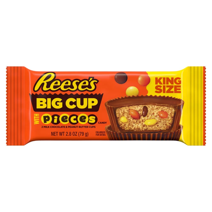 Reese's Big Cup with Pieces King Size 16 x 79g (case) - Out of Date