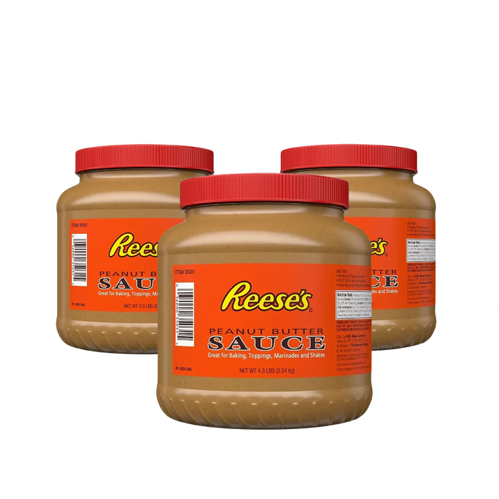 Reeses Peanut Butter Sauce 3 x 2.04kg (Triple Pack) - Out of Date