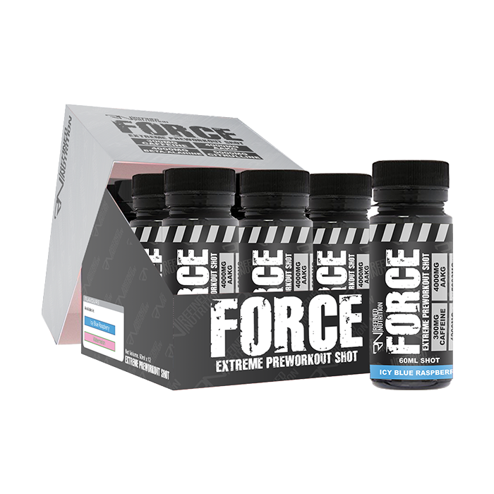 Refined Nutrition FORCE Pre-workout Shots 12 x 60ml - Damaged