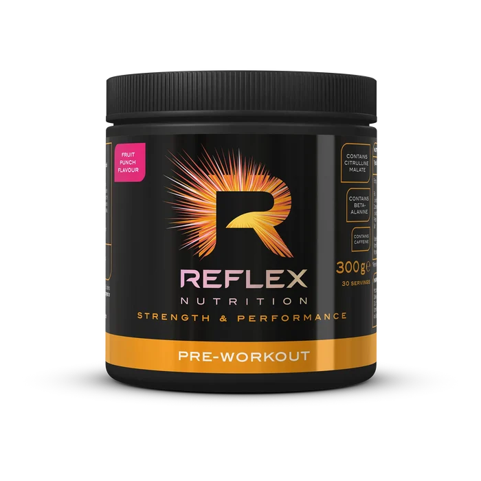Reflex Nutrition Fruit Punch Pre-Workout 300g - Out of Date & Caked
