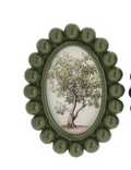 Resin Ball Photo Frame Magnet, 4 Colors (Holds 2" x 3" Photo)