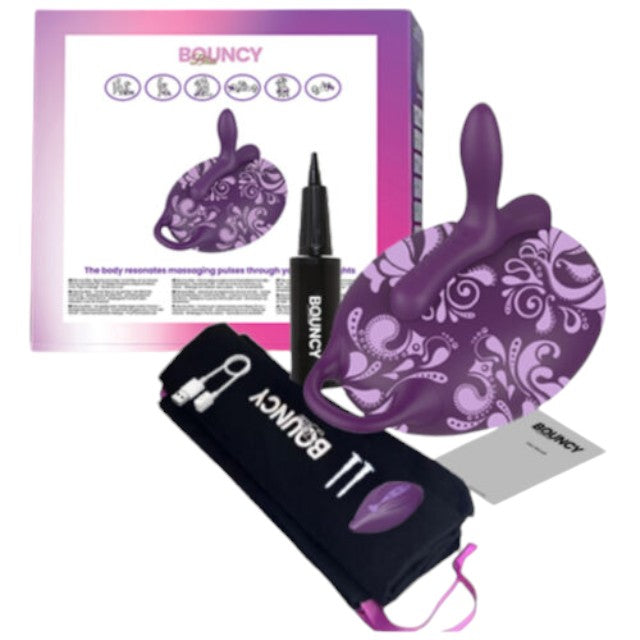 Scaun Gonflabil Bouncy - Bliss, 3 motoare, 10 functii de vibrare, cu telecomanda,vibrator detasabil