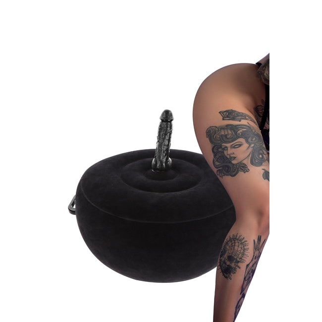 Scaun Gonflabil Taboom - Bondage Essentials, pentru jocuri BDSM, control prin telecomanda, negru