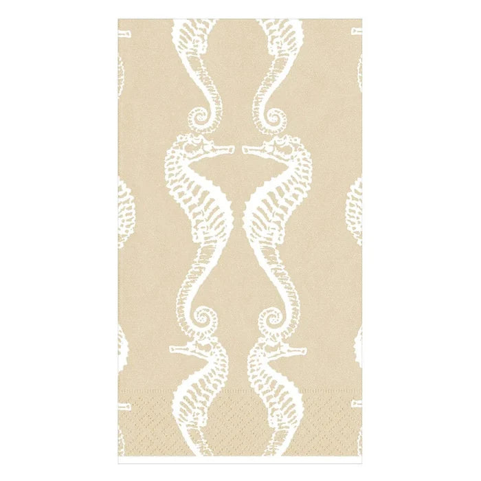SEAHORSES SAND - GUEST TOWEL