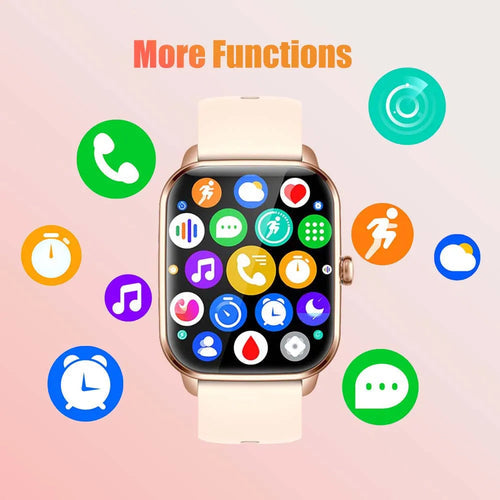 SENBONO KT65 Smart Watch Men Women 1.9'' BT Call Custom Dial Smart