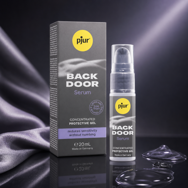 Ser anal PJUR Back Door, pentru sex anal și relaxare anală, cu pantenol, 20 ml