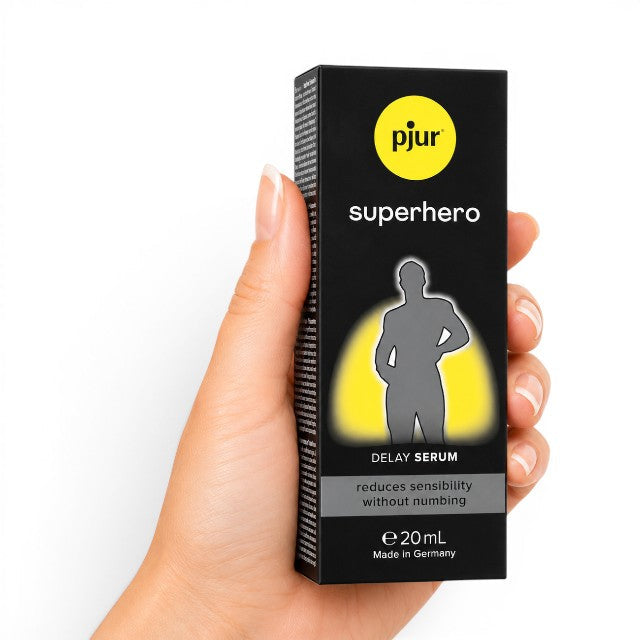 Ser Pjur Superhero Delay, pentru întarzierea ejacularii, 20 ml