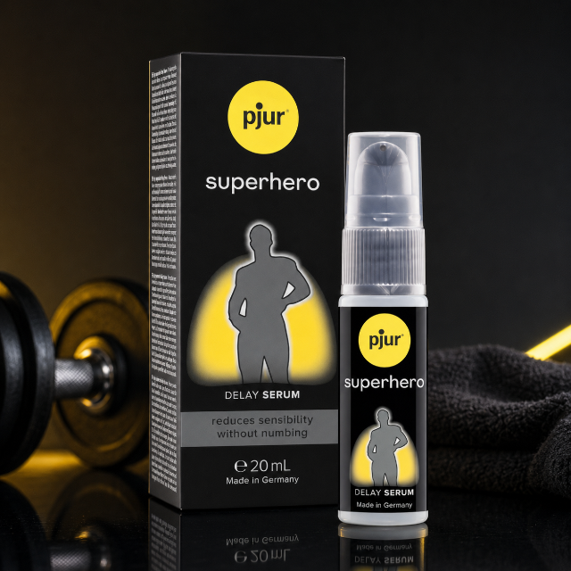Ser Pjur Superhero Delay, pentru întarzierea ejacularii, 20 ml