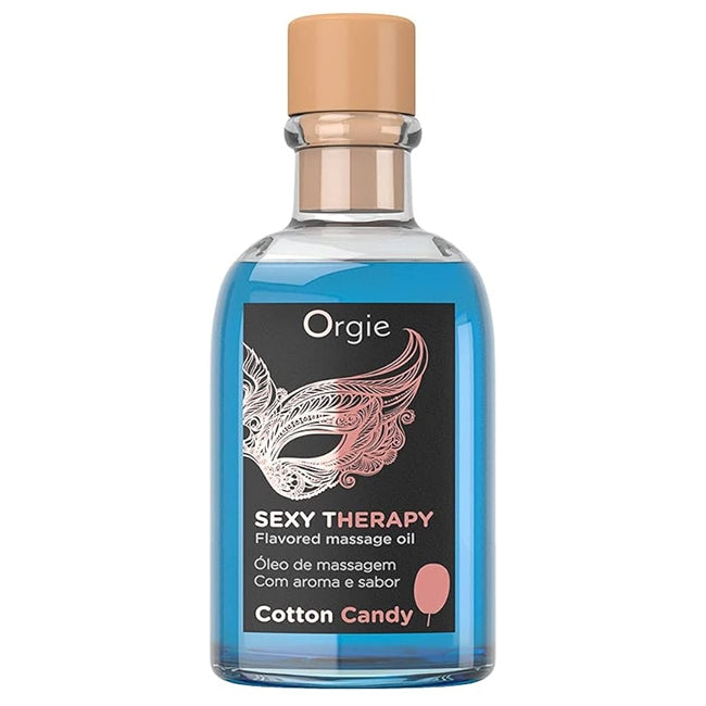 Set de masaj erotic ORGIE - Sexy Therapy, aroma de cotton candy, 100 ml