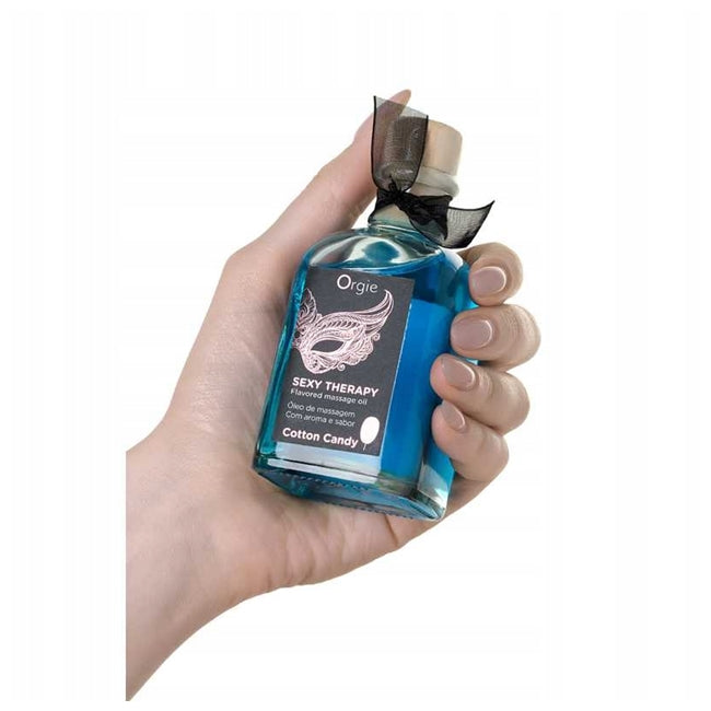 Set de masaj erotic ORGIE - Sexy Therapy, aroma de cotton candy, 100 ml