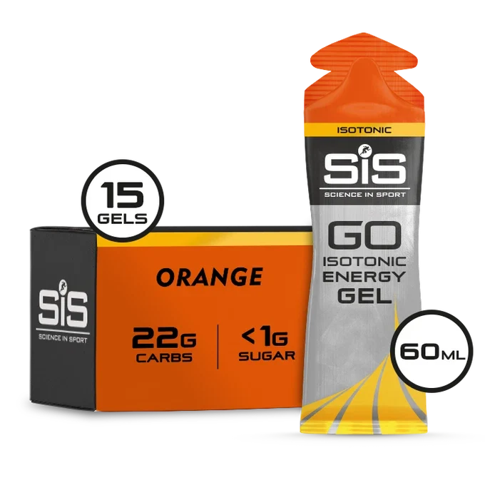 SIS Go Isotonic Orange Energy Gel 15 x 60ml - Out of Date