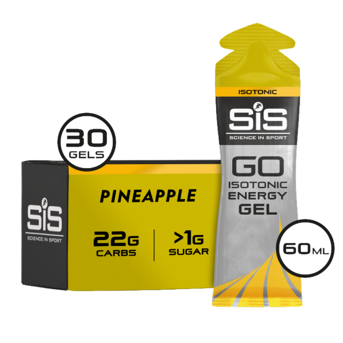 SIS Go Isotonic Pineapple Energy Gel 30 x 60ml - Out of Date