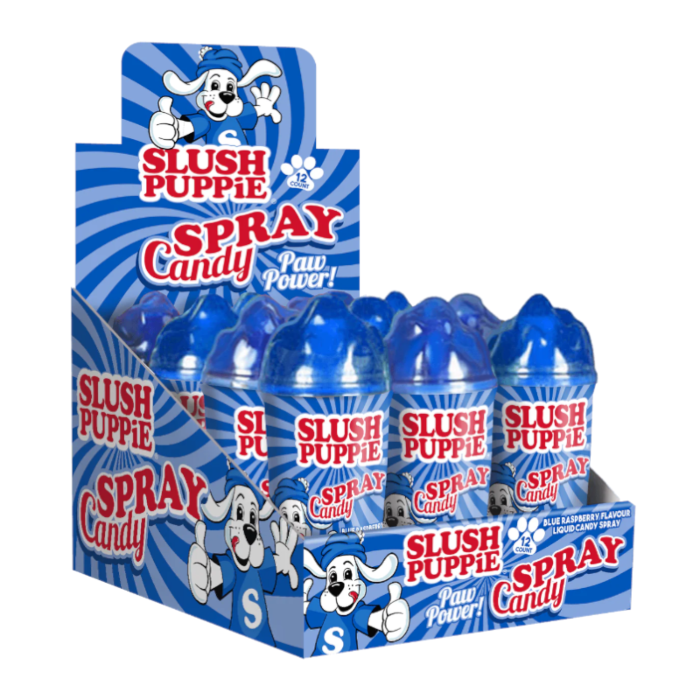 Slush Puppie Paw Power Candy Spray 12 x 25ml (case) - Out of Date
