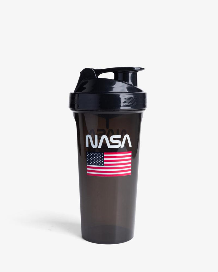 SmartShake NASA Insignia Worm Logo Black 800ml - Scratched