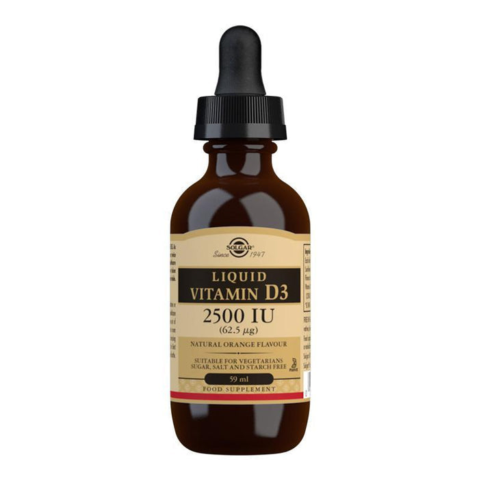 Solgar Vitamin D3 2500 IU (62.5) Liquid 59ml