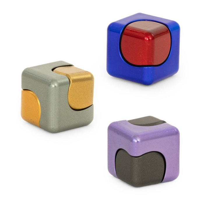 The Spin Cube is a satisfying sensory fidget toy designed for endless spinning fun. Featuring smooth, continuous rotation, it’s perfect for keeping hands busy, relieving stress, and improving focus at home, school, or on the go. Compact and engaging, the Spin Cube offers simple, tactile play that appeals to both kids and adults, making it an ideal desk companion, pocket fidget, or gift.
