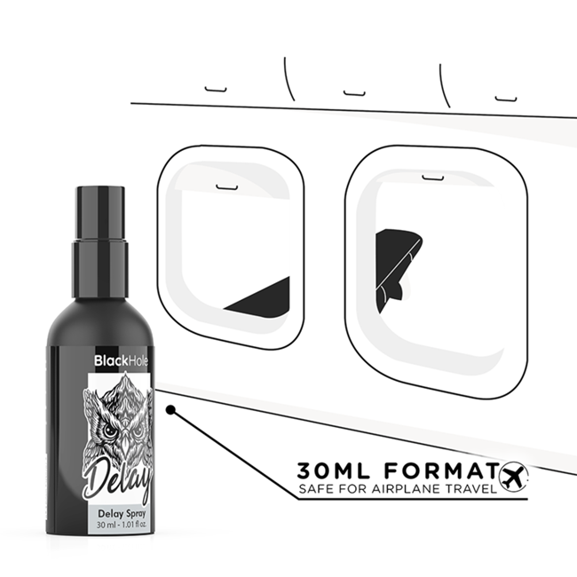Spray BLACK HOLE - DELAY, pentru intarzierea ejacularii, 30 ml