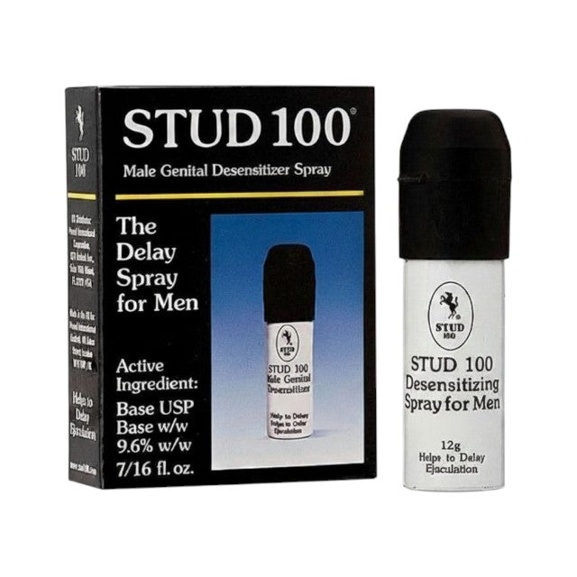 Spray concentrat STUD 100 Black, pentru întârzierea ejaculării, 12 ml (cca 120 pulverizări)