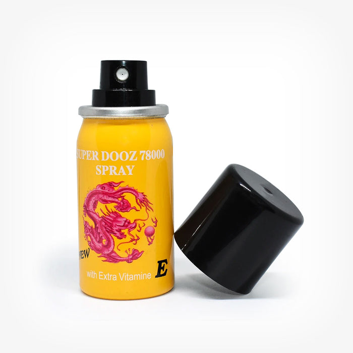 Spray puternic SUPER DOOZ 78000 Spray, pentru întârzierea ejaculării, cu vitamina E, 45 ml