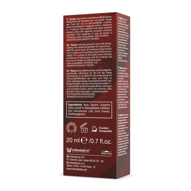 Spray REPLAY, pentru intarziere ejaculare, 20 ml