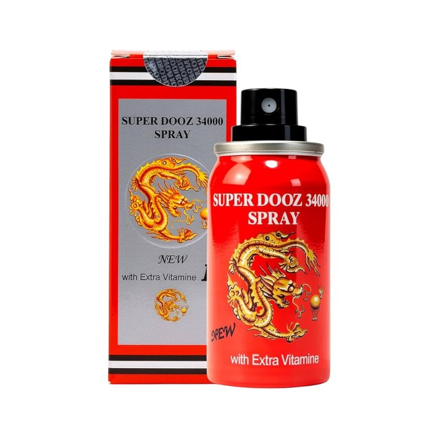 Spray SUPER DOOZ 34000, ajută la întârzierea ejaculării, cu vitamina E, 45 ml