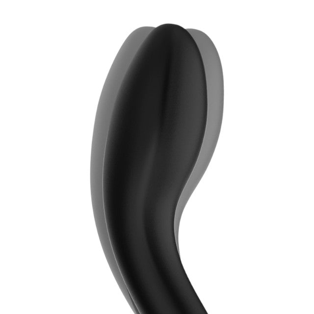 Stimulator clitoridian si anal MIA Double Pleasure, in forma de trandafir, 10 functii de vibratie, culoarea rosu