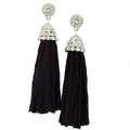 Suede Tassel Earrings
