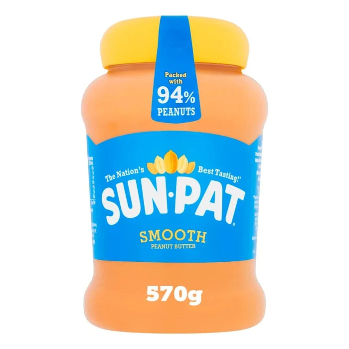 Sun Pat Smooth Peanut Butter 6 x 570g (case) - Out of Date