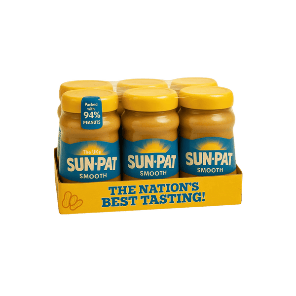 Sun Pat Smooth Peanut Butter 6 x 570g (case) - Out of Date