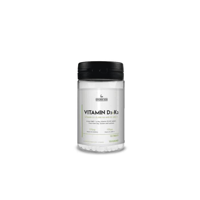 Supplement Needs Vitamin D3 And K2 120 Tablets