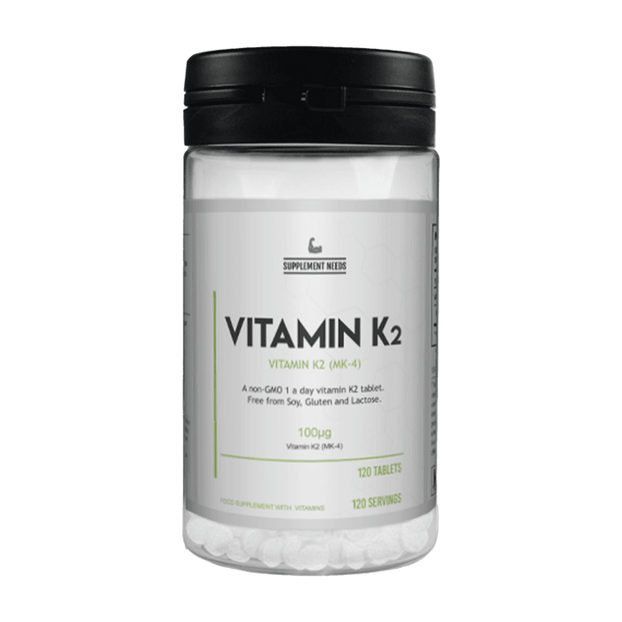 Supplement Needs Vitamin K2 120 Tablets