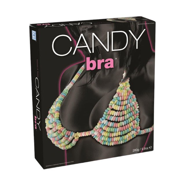 Sutien comestibil SPENCER & FLEETWOOD Candy Bra, lenjerie sexy pentru femei cu gust dulce Tutti Frutti, mărime universală
