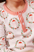 Sutton’s Sweet Dream Set by The Beaufort Bonnet Company wraps your toddler in cozy, festive charm with darling Santa prints and vibrant stripes. Perfect for magical Christmas mornings and joyful family moments, these classic pajamas bring warmth and holiday spirit to every celebration!