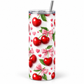 Sweet Cherry Bow 20oz Skinny Tumbler
