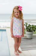 Embrace sunny days with the Sweet Summertime Sammy Bloomer Set by James and Lottie! This adorable outfit features a playful popsicle print on a cozy knit top paired with soft pink shorts, making it ideal for all summer adventures. Dress your little one in vibrant style and comfort!