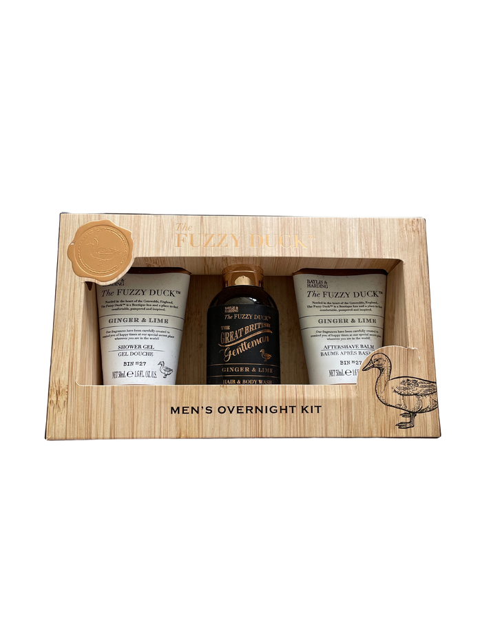The Fuzzy Duck - Men's Overnight Kit - Gift Set