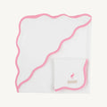 The Beaufort Bonnet Company’s Rub A Dub Gift Set in Worth Avenue White with Hamptons Hot Pink or Barbados Blue is the most precious and practical baby shower gift! Complete with a 100% Cotton Terrycloth coordinated hooded towel and washcloth, this set makes bath time feel like the best part of the whole day. This functional gift set will get used on repeat from day one, so wrap it up and tie a bow on it!