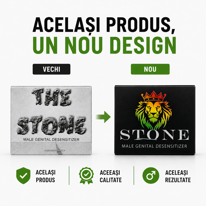 THE STONE, piatra anti ejaculare precoce, 1 buc (2 gr)