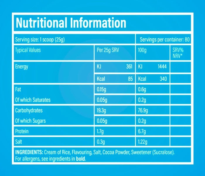 Trained By JP JP Cream Of Rice 2kg