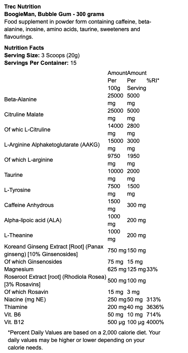 Trec Nutrition Candy BoogieMan 300g