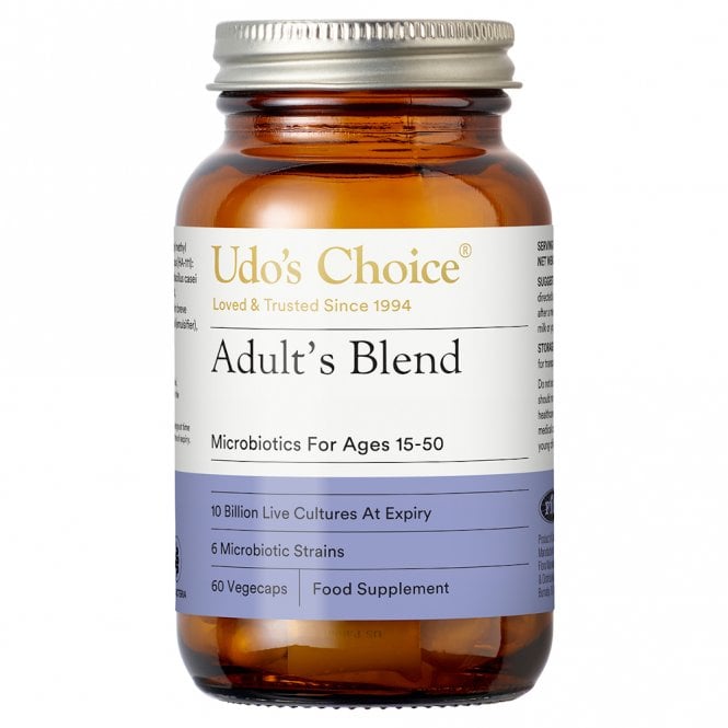 Udo's Choice Adults Blend Microbiotics 60 Caps - Out of Date