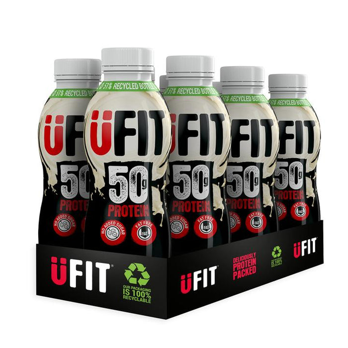 UFIT 50g Protein Shake Drink 8 x 500ml