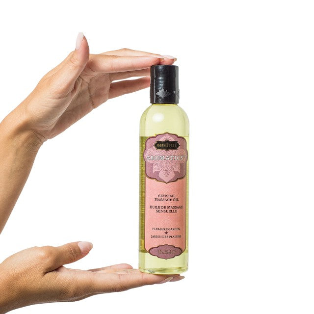 Ulei de masaj KAMASUTRA AROMATICS Pleasure Garden, cu aromă de iasomie și trandafir, 236 ml