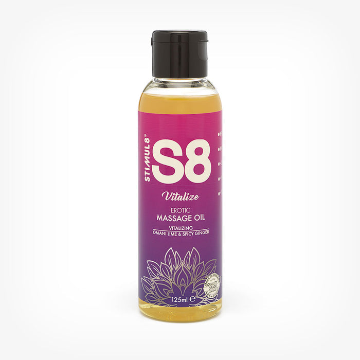 Ulei de masaj S8 Omani Lime & Spiced Ginger, lime si ghimbir, 125 ml