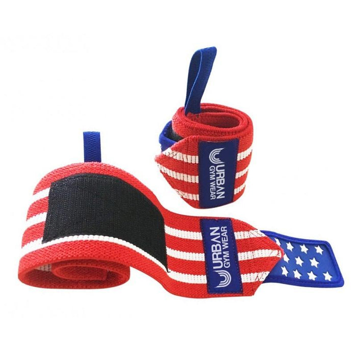 Urban Gym Wear Wrist Wraps - Stars & Stripes