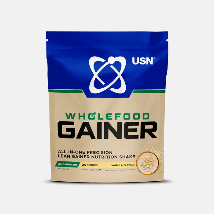USN Wholefood Gainer Vanilla 1kg - Out of Date