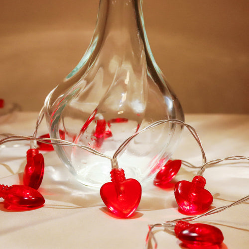 Valentine's Day Heart Shape String Lights 40 LED Lights