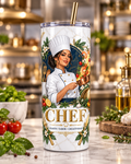 Vaso Térmico Chef de 20 oz – Regalo de Graduación para Cocinera