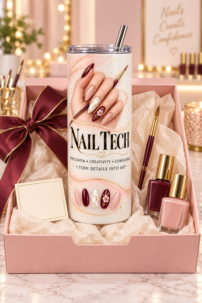 Vaso Térmico Nail Tech 20 oz – Regalo para Manicurista